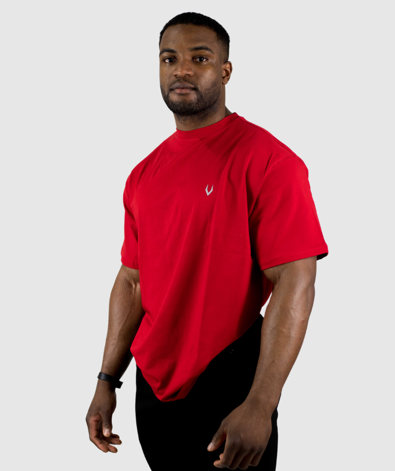 Oversize Tshirt - RED (MEN) 
